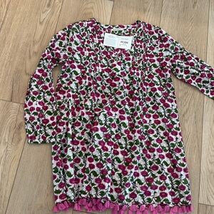 Roller Rabbit Pink and Green Floral Swim Coverup